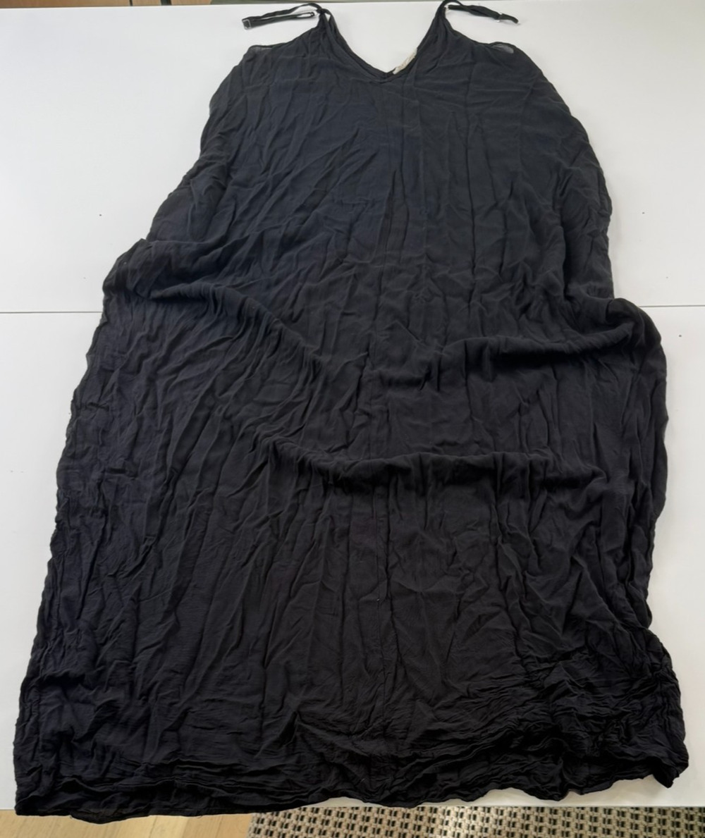 Elan Womens Black Beach Swim Cover Up Tunic Oversized Boho Resort One Size